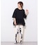 【etsinta】リメイク裾レースtee