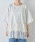 【etsinta】リメイク裾レースtee