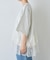 【etsinta】リメイク裾レースtee