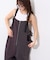 【etsinta】スウェットオーバーサロペット