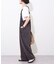 【etsinta】スウェットオーバーサロペット