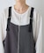 【etsinta】スウェットオーバーサロペット