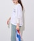 【etsinta】袖レースリメイク切替カレッジTee