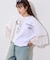 【etsinta】袖レースリメイク切替カレッジTee