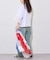【etsinta】袖レースリメイク切替カレッジTee