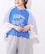 【etsinta】袖レースリメイク切替カレッジTee