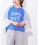 【etsinta】袖レースリメイク切替カレッジTee