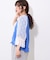 【etsinta】袖レースリメイク切替カレッジTee
