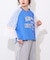 【etsinta】袖レースリメイク切替カレッジTee