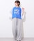 【etsinta】袖レースリメイク切替カレッジTee