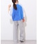 【etsinta】袖レースリメイク切替カレッジTee