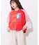 【etsinta】袖レースリメイク切替カレッジTee