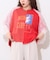 【etsinta】袖レースリメイク切替カレッジTee