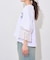 【etsinta】袖レースリメイク切替カレッジTee