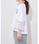 【etsinta】袖レースリメイク切替カレッジTee