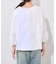 【etsinta】袖レースリメイク切替カレッジTee