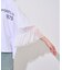 【etsinta】袖レースリメイク切替カレッジTee