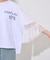 【etsinta】袖レースリメイク切替カレッジTee