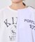 【etsinta】袖レースリメイク切替カレッジTee