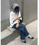 【UNISEX】バンダナ付きナイロンロゴキャップ
