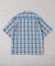 【ユニセックス】パナマクロス半袖チェックシャツ