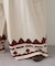 【Aguni】綿麻裾刺繍サロペット