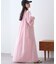 【india/3サイズ展開】綿麻ボリュームスリーブワンピース