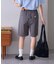 【GEVACO】タックハーフパンツ