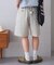 【GEVACO】タックハーフパンツ