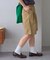 【GEVACO】タックハーフパンツ