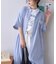 【GEVACO】綿麻半袖シャツワンピース