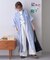 【GEVACO】綿麻半袖シャツワンピース