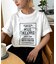 【UNISEX】【プラスサイズあり】スクエア総刺繍ロゴTシャツ