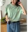 【UNISEX】【プラスサイズあり】スクエア総刺繍ロゴTシャツ