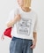 【UNISEX】【プラスサイズあり】スクエア総刺繍ロゴTシャツ