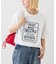 【UNISEX】【プラスサイズあり】スクエア総刺繍ロゴTシャツ
