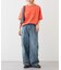 【UNISEX】【プラスサイズあり】スクエア総刺繍ロゴTシャツ