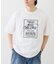 【UNISEX】【プラスサイズあり】スクエア総刺繍ロゴTシャツ