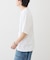 【UNISEX】【プラスサイズあり】スクエア総刺繍ロゴTシャツ