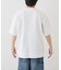 【UNISEX】【プラスサイズあり】スクエア総刺繍ロゴTシャツ