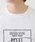 【UNISEX】【プラスサイズあり】スクエア総刺繍ロゴTシャツ