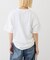 【UNISEX】【プラスサイズあり】スクエア総刺繍ロゴTシャツ
