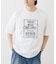 【UNISEX】【プラスサイズあり】スクエア総刺繍ロゴTシャツ