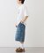 【UNISEX】【プラスサイズあり】スクエア総刺繍ロゴTシャツ