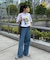 【UNISEX】DOG＆CATアソートロゴプリントTee