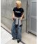 【WEB限定】SAPPFIREキラキラストーンTシャツ