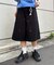【UNISEX】【プラスサイズあり】アソート柄ブッシュハーフパンツ