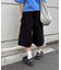 【UNISEX】【プラスサイズあり】アソート柄ブッシュハーフパンツ
