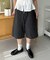 【UNISEX】【プラスサイズあり】アソート柄ブッシュハーフパンツ