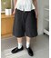【UNISEX】【プラスサイズあり】アソート柄ブッシュハーフパンツ